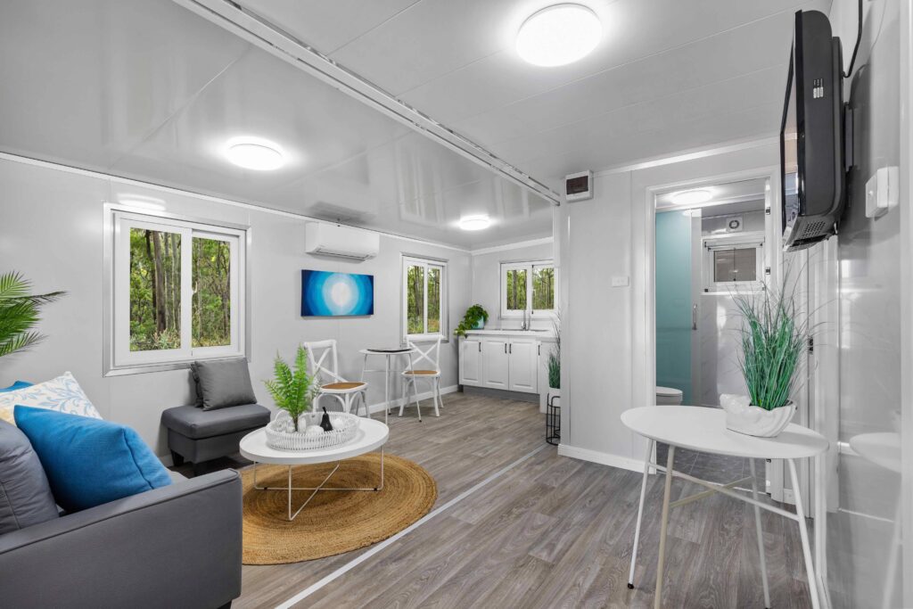 interior of container homes