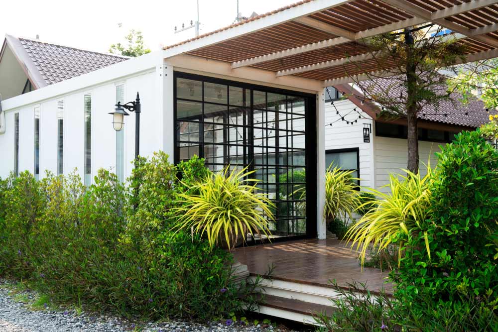modified container home