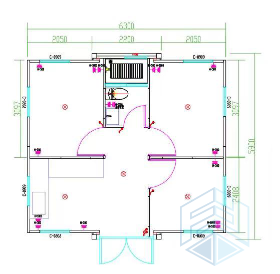 3 bedrooms 1 restroomA