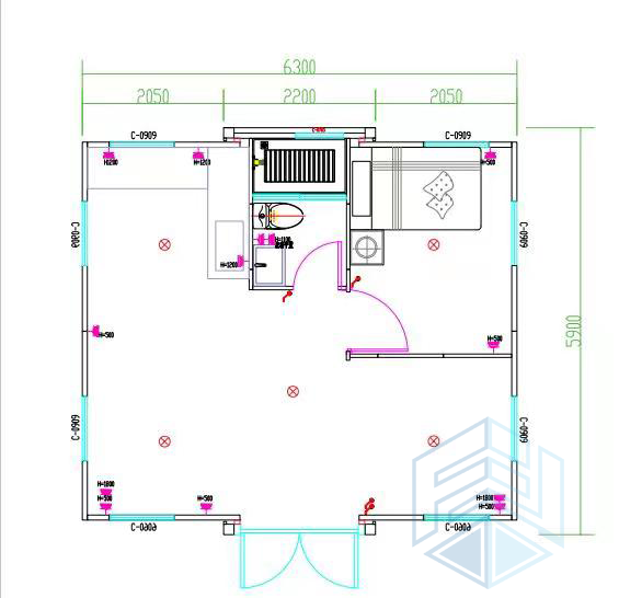 1 bedroom 1 restroomA