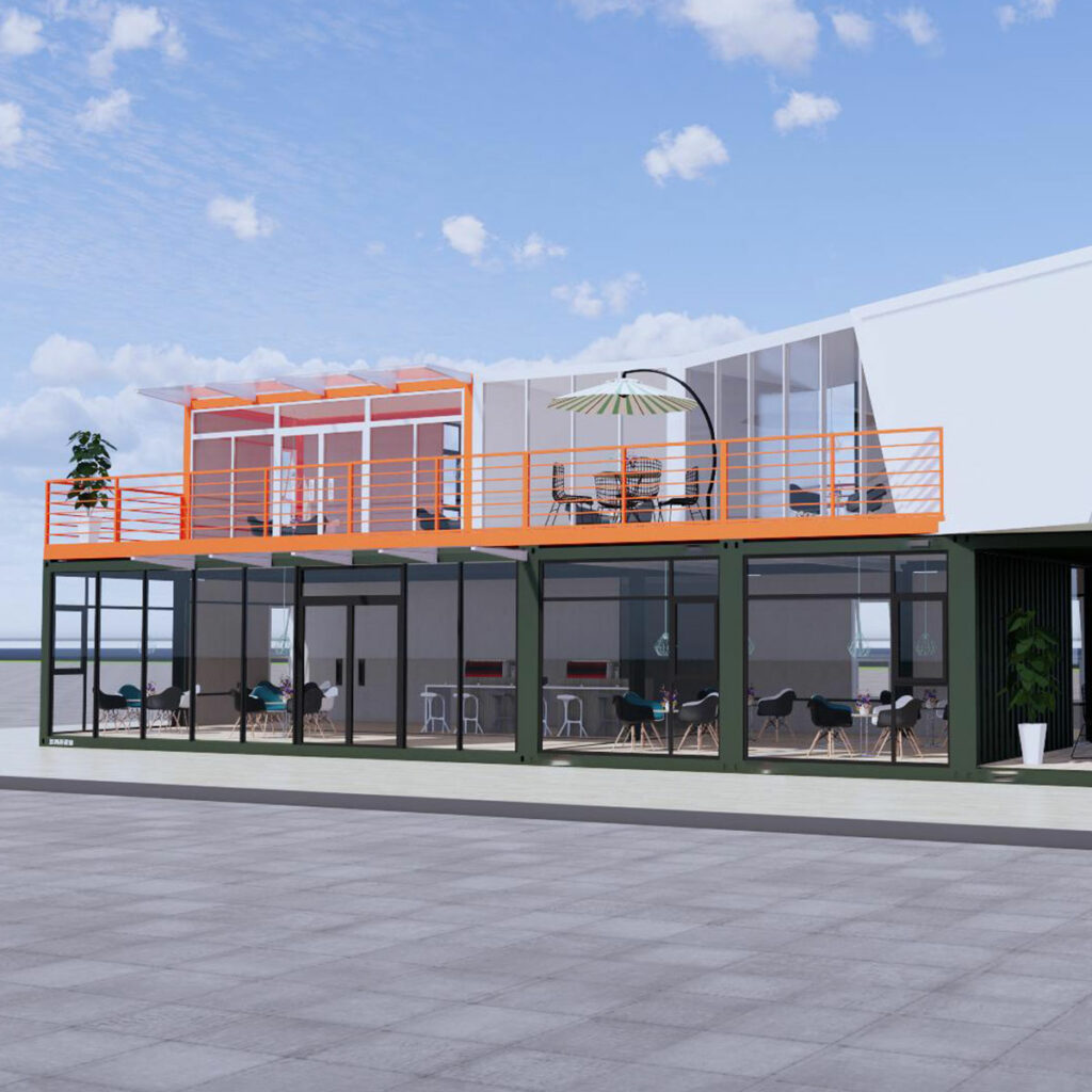 Mobile modular container houses