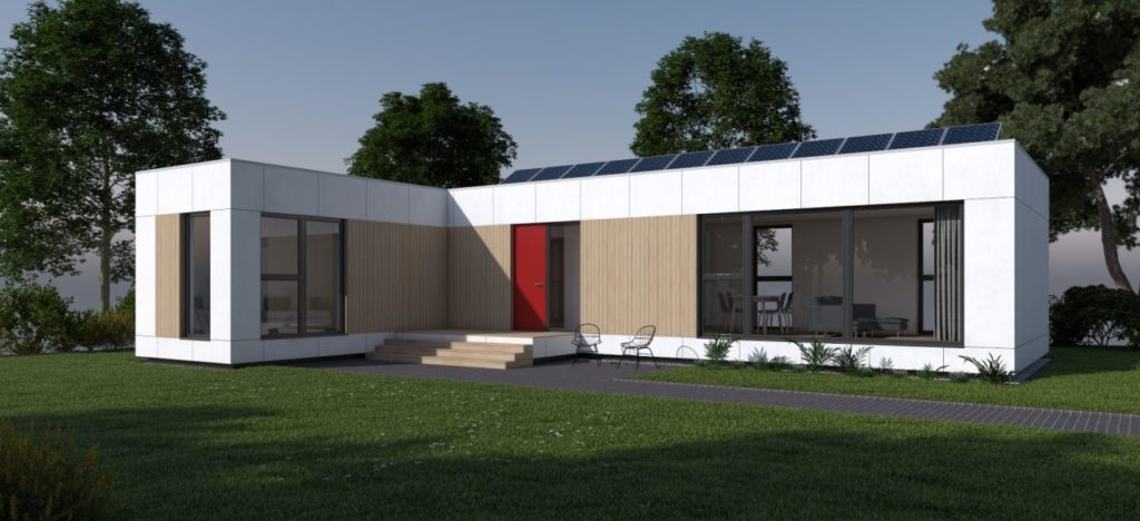 Versatility and spaciousness in container home